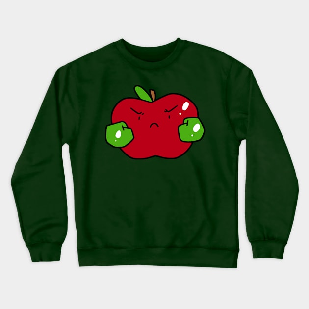 Boxing Apple Crewneck Sweatshirt by saradaboru